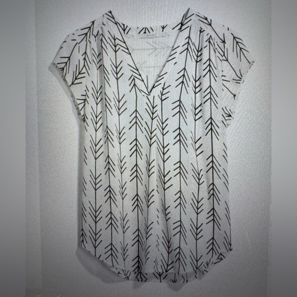 Monday Fun Lillian V Neck Blouse - Picture 1 of 3